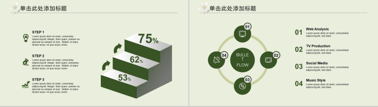淡雅唯美工作汇报总结商务通用PPT模板-9