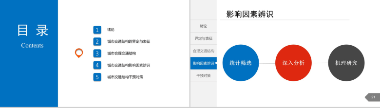 白色简洁城市交通分析规划通用PPT模板-14