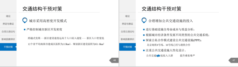 白色简洁城市交通分析规划通用PPT模板-25
