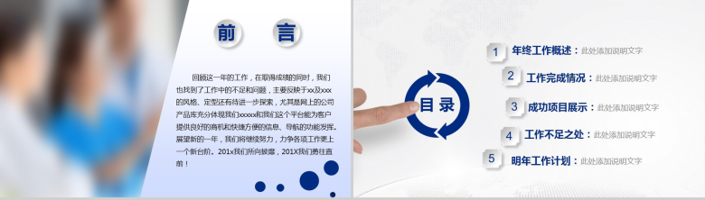 医疗行业工作汇报总结PPT模板-2
