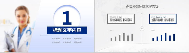 医疗行业工作汇报总结PPT模板-3