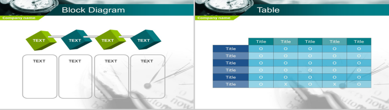 钟表时间管理企业商务PPT模板-9