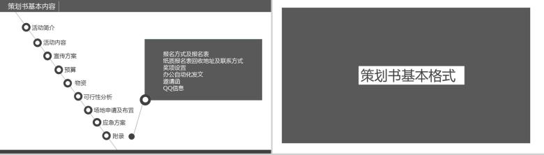 深沉灰策划书写作培训商务PPT模板-7