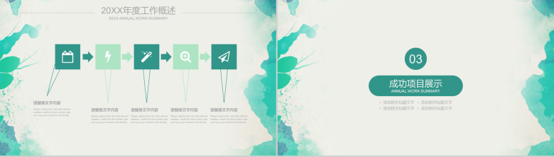 绿色水墨创意教育学术报告培训报告PPT模板-7