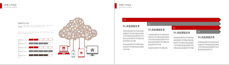 商务房地产业销售工作总结PPT模板-4