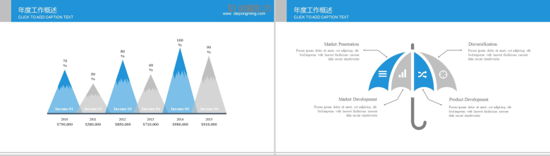 大气蓝色房屋租售工作汇报年终总结PPT模板-6