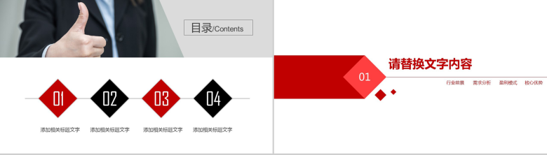 商务数据分析工作汇报工作总结PPT模板-2