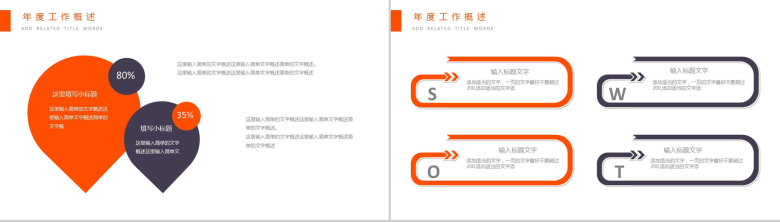 简洁简约商务人力资源教育培训工作总结PPT模板-3