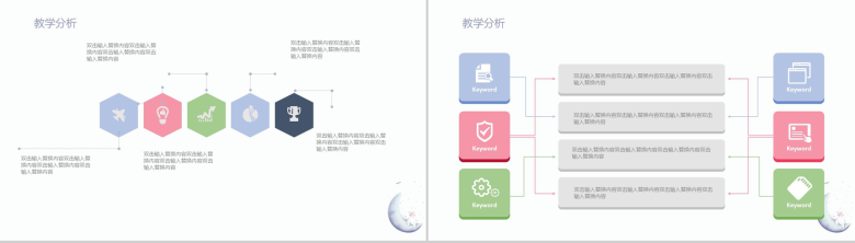 可爱温馨卡通儿童教育总结PPT模板-3