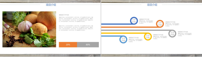 创意午后休闲时光美食投资策划汇报PPT模板-3