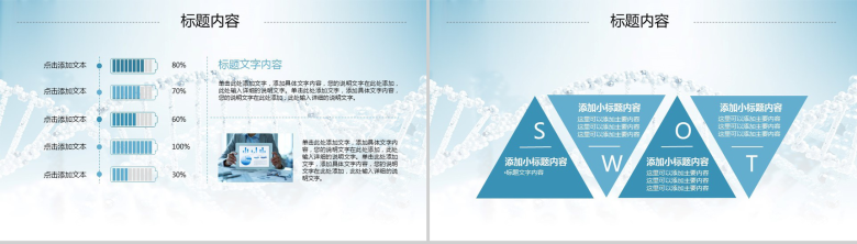 大气精美动态DNA基因医疗医学项目报告工作总结PPT模板-14