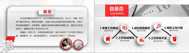 精美实用微立体年终工作总结汇报PPT模板-2