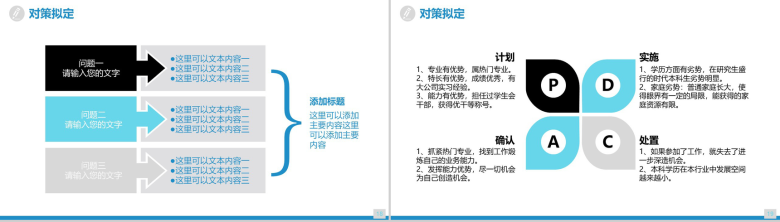 简洁蓝色大气商务医药医疗品管圈工作汇报总结PPT模板-10