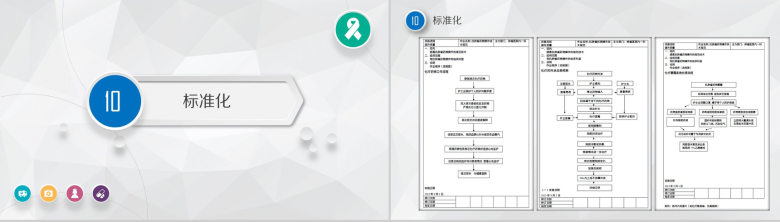 微立体大气框架完整医药护理品管圈主题汇报PPT模板-19