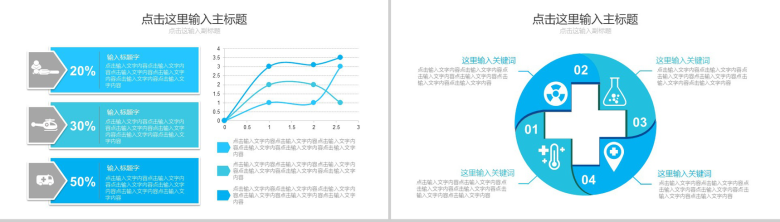 小清新梦幻医疗医药医学企业机构行业工作总结汇报PPT模板-6