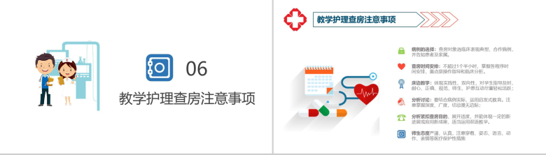 扁平化医院护理查房教学医疗医药培训PPT模板-12