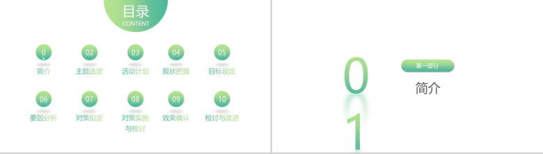 绿色清新简约降低留置针发生率医学研究汇报PPT模板-2