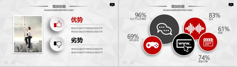 微立体商务个人述职报告工作总结汇报PPT模板-19