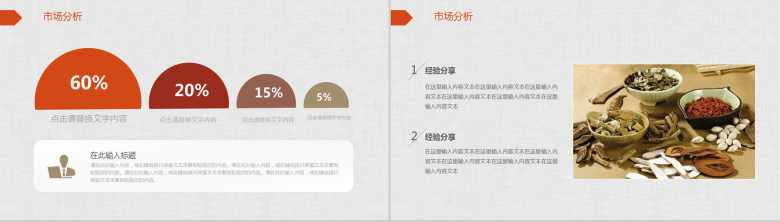 创意复古中国风中医养生企业策划总结报告PPT模板-9