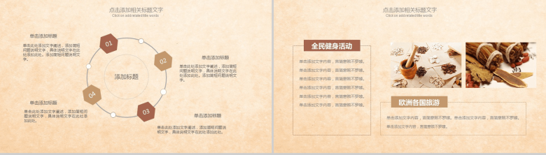 创意中医养生药材中药中医文化介绍PPT模板-4