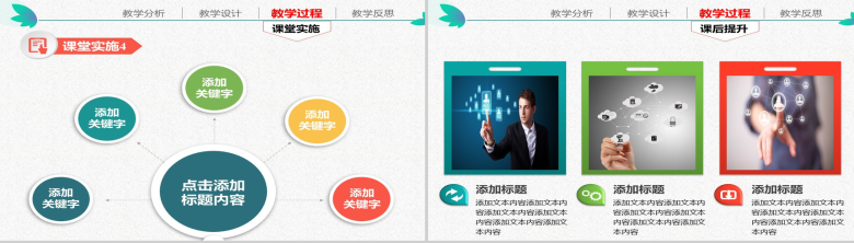 框架完整的信息化教学设计教育培训PPT模板-17