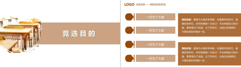 精美简约大学生班干部竞选自我介绍PPT模板-8