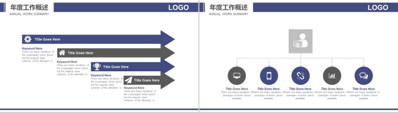 白色简洁商务房产建筑施工年度工作总结报告PPT模板-3