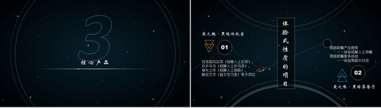 黑色创意个性活动策划公司简介动态PPT模板-8