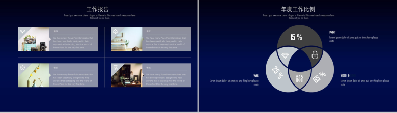 科技动感商务年终总结工作汇报PPT模板-3
