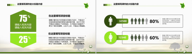 绿色大气环保类年终工作总结计划汇报PPT模板-5