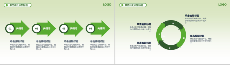 小清新绿色能源城市环境保护建设工作总结PPT模板-6