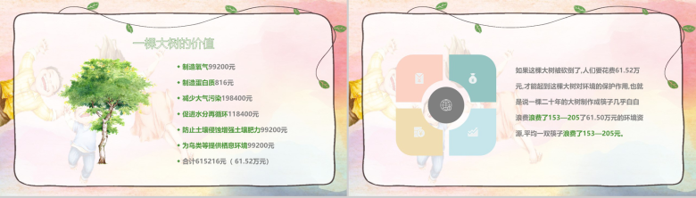 个性创意小学生节能环保主题班会PPT模板-9