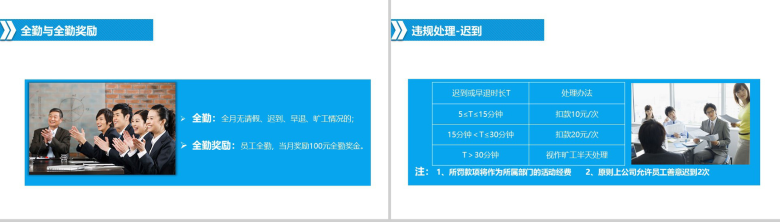 白色简洁大气公司员工入职礼仪培训PPT模板-7