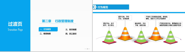 白色简洁大气公司员工入职礼仪培训PPT模板-23