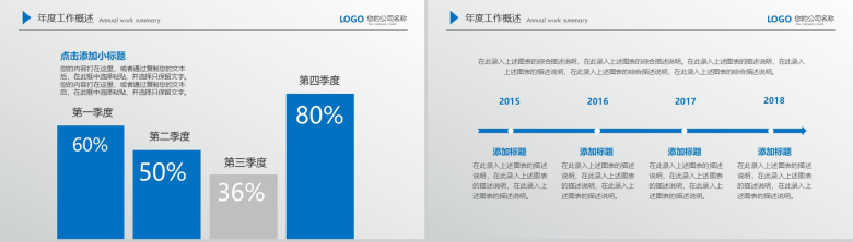 框架完整实用蓝色个人总结工作计划汇报PPT模板-5