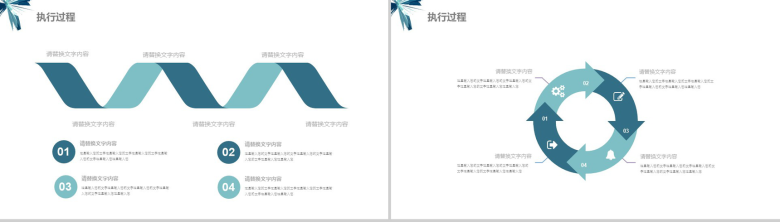 创意简约员工执行力管理培训述职报告PPT模板-6