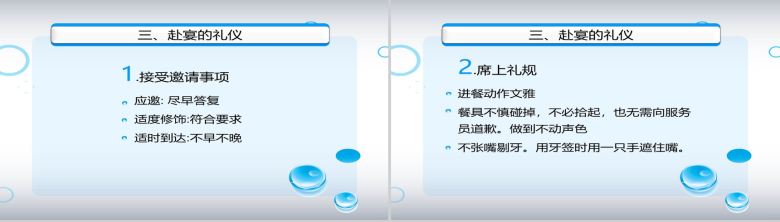 个性创意简洁简约礼仪与沟通培训PPT模板-15