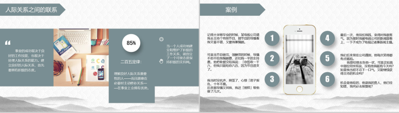 高端大气商务态度决定一切工作总结汇报PPT模板-11