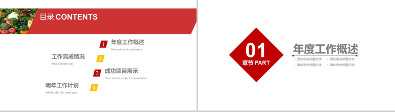 简洁商务食品安全工作计划报告总结PPT模板-2