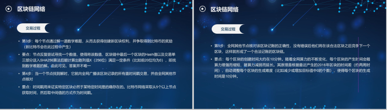 科技互联网高端区块链介绍PPT模板-10