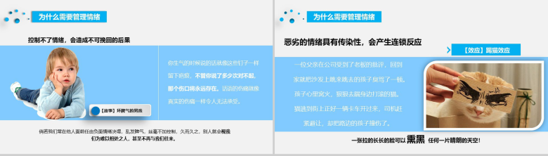 大气创意情绪管理指南心理培训PPT模板-4