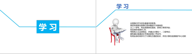 白色简约动态奖学金申请答辩PPT模板-4