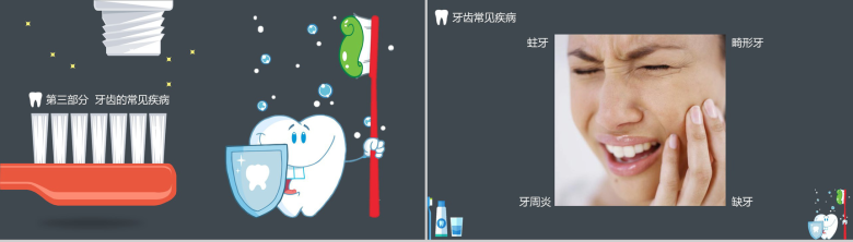 关爱牙齿全国爱牙日主题班会PPT模板-6