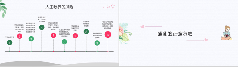 全国母乳喂养宣传日母婴常识PPT模板-10