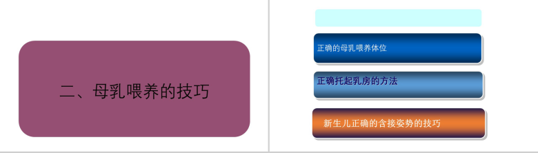 教育培训母乳喂养知识讲座母乳PPT模板-4