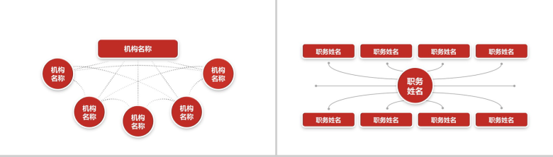 动态公司组织结构图PPT模板-14