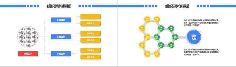 公司内部组织架构图组织结构PPT模板-8