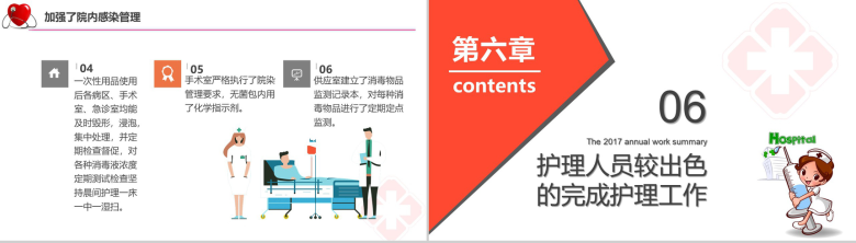 年终汇报简洁动态护士长年终述职报告PPT模板-11