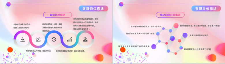 电话客服企业通用教育培训PPT模板-7