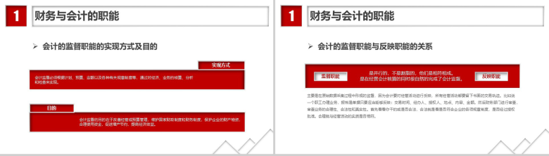 简约红黑白财务知识培训PPT模板-6